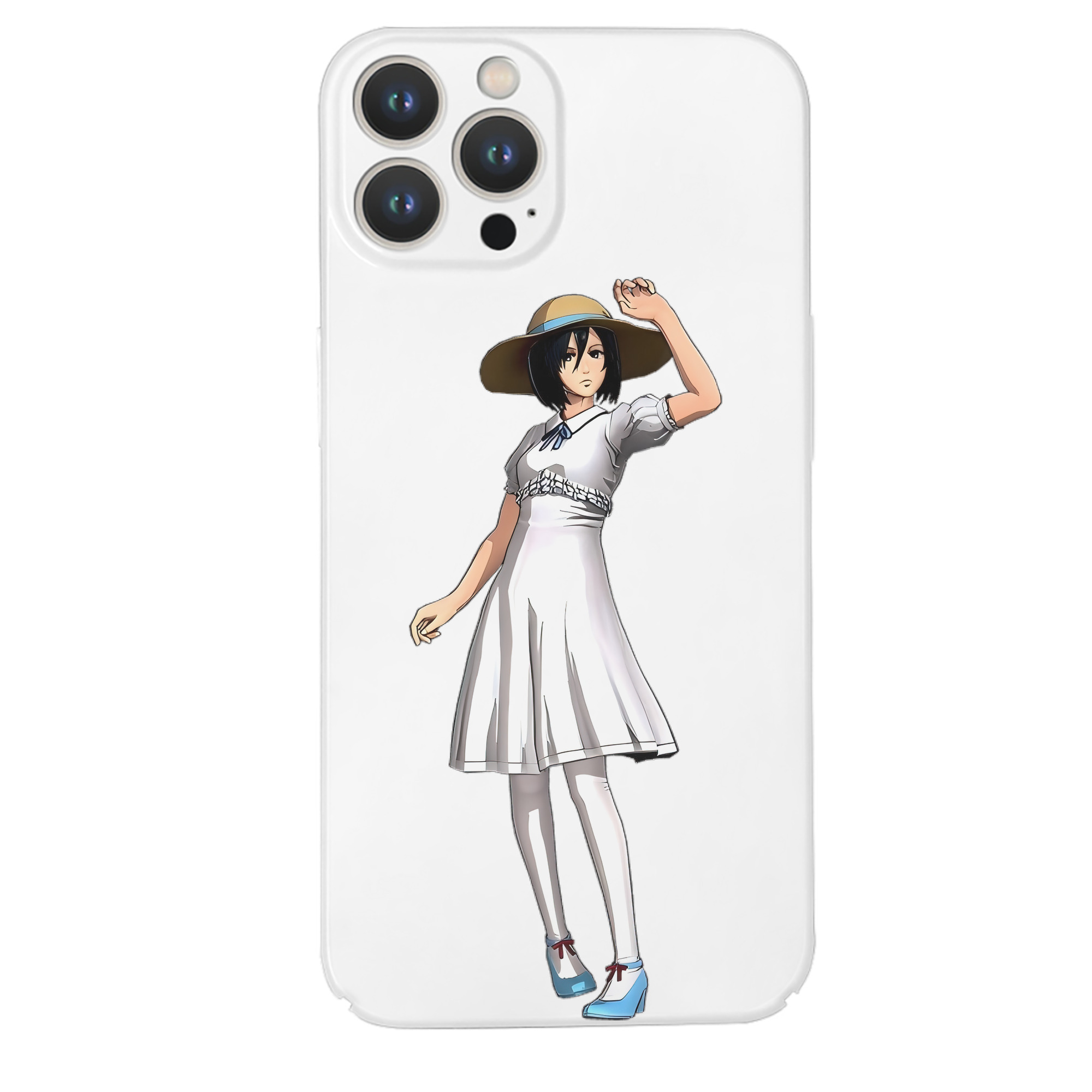 （画像用） 進撃の巨人 ミカサ·アッカーマン Attack on Titan Mikasa Ackerman 【iPhone 14シリーズ対応】ハードケース